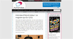 Desktop Screenshot of humanvibes.com